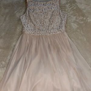 Cream color party, dance or prom dress